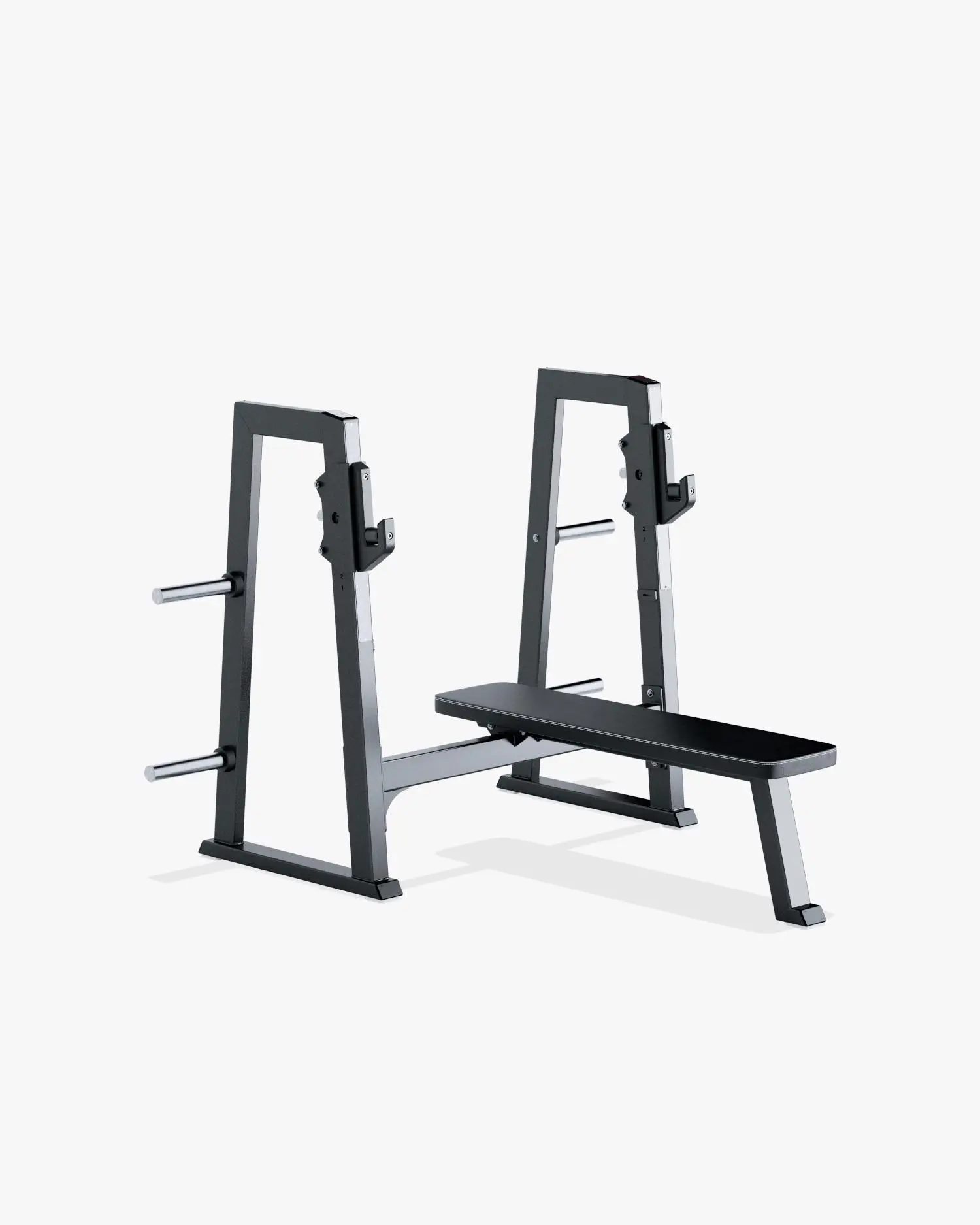 Olympic Flat Bench CharcoalSkai Black основа