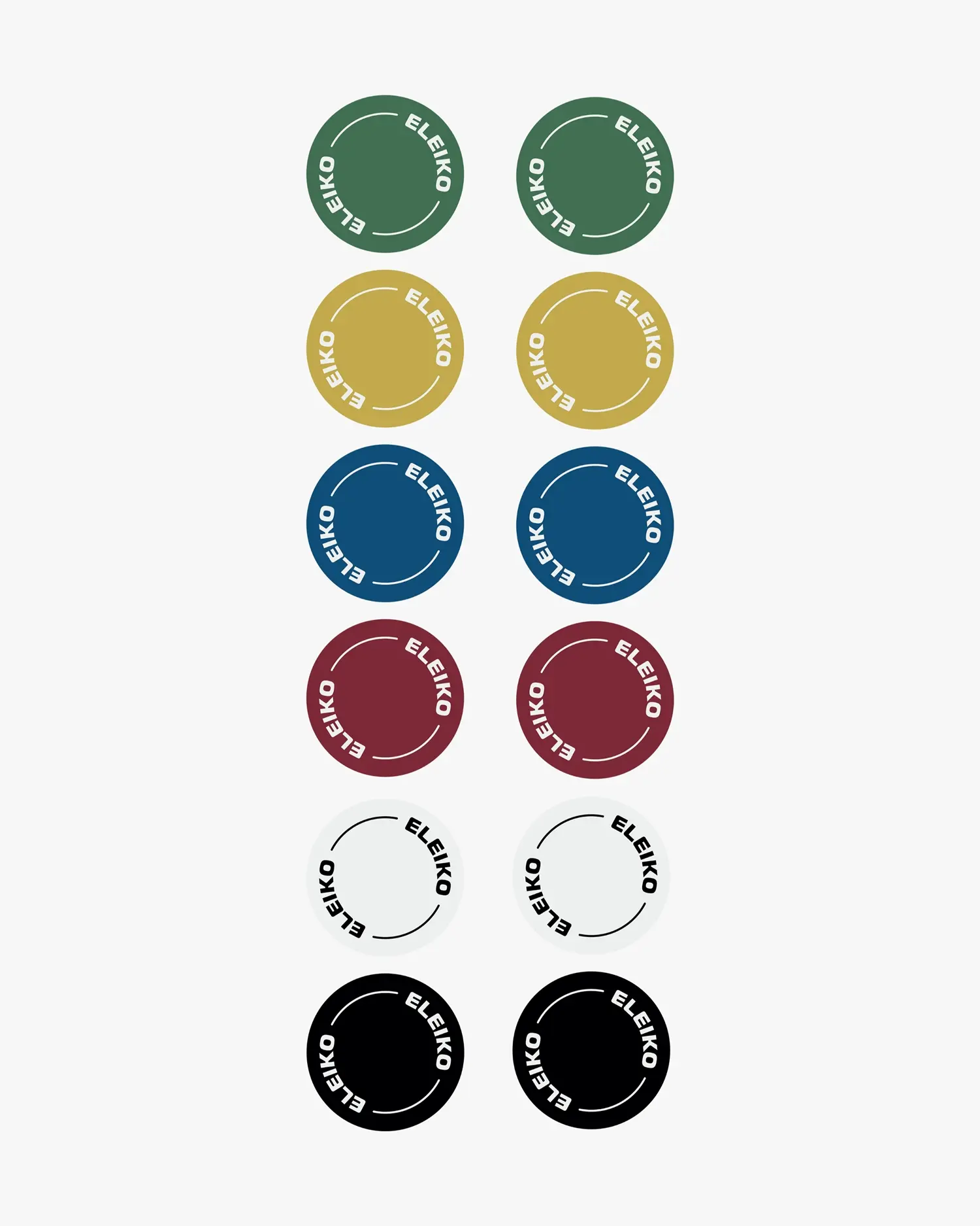 Weight Pin Decal Set